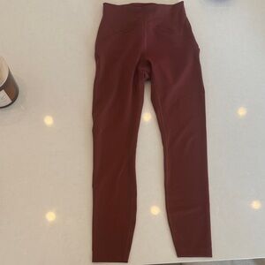 lululemon athletica Deep Burgundy High-Rise Leggings